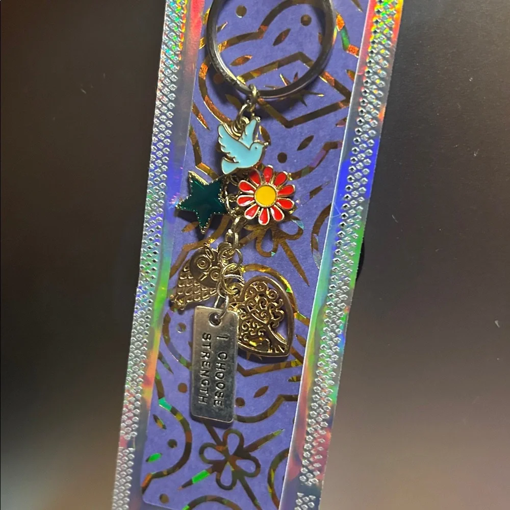 ‘I choose strength’‎ keychain